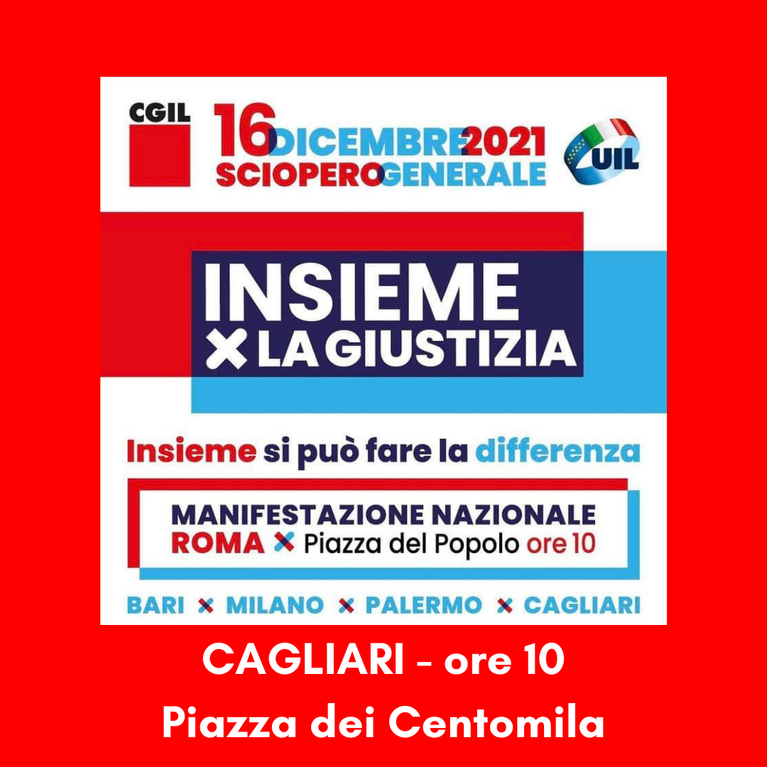 Cagliari fra le 5 piazze dello sciopero generale